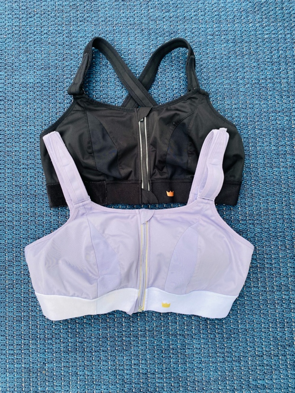 SHEFIT Ultimate Sports Bra Bundle Black & Lavender High Impact Front Zip - Picture 6 of 6